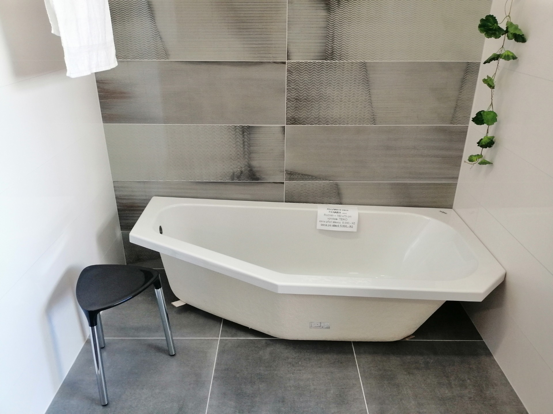 Vana Panama Akrylátová vana 160x70 včetně podpory , akční cena 5.990,-kč